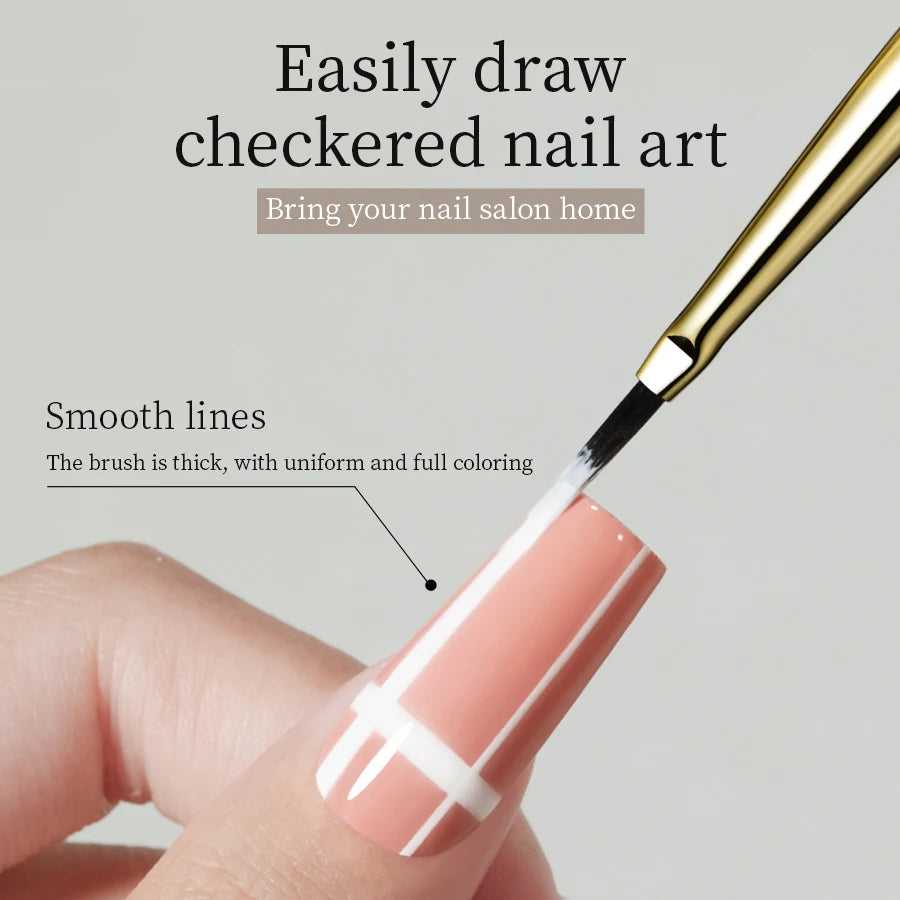 💅 Nail Art Brush Checker | Nail Drawing & Painting Line Brush ✨🎨 RS NAIL Official Store