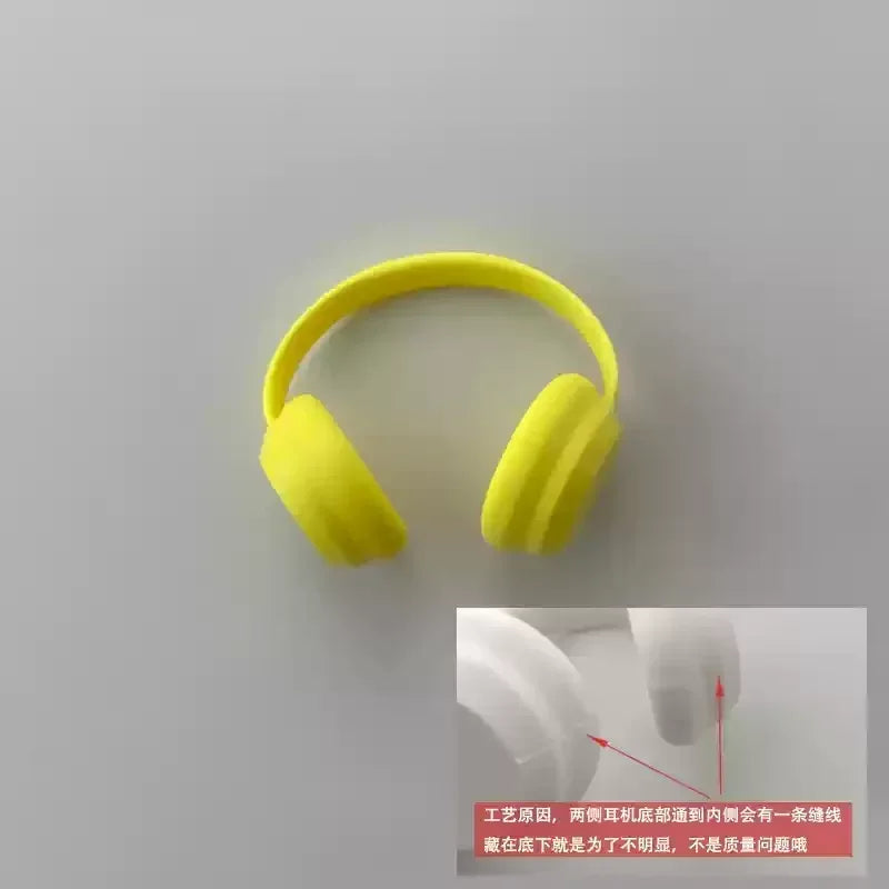 17cm Labubu Fashion Earphone Accessories – 10cm Cotton Doll Earphones in Macaron Colors
