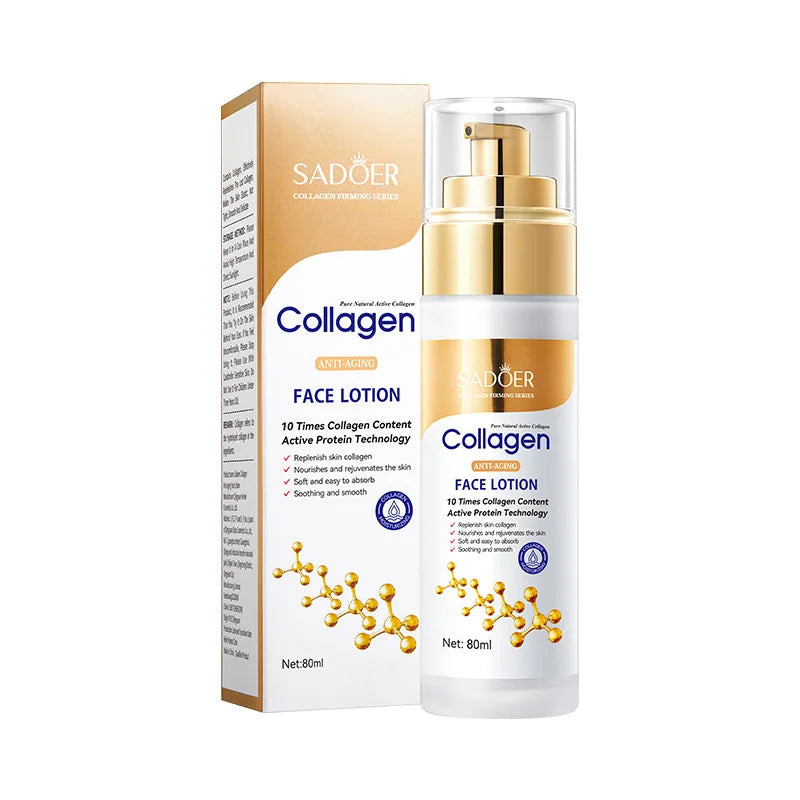 🧴 Collagen Facial Serum – Moisturizing Face Lotion 💧 Oil Control & Hydration Boost ✨ SADOER SkinCare Store