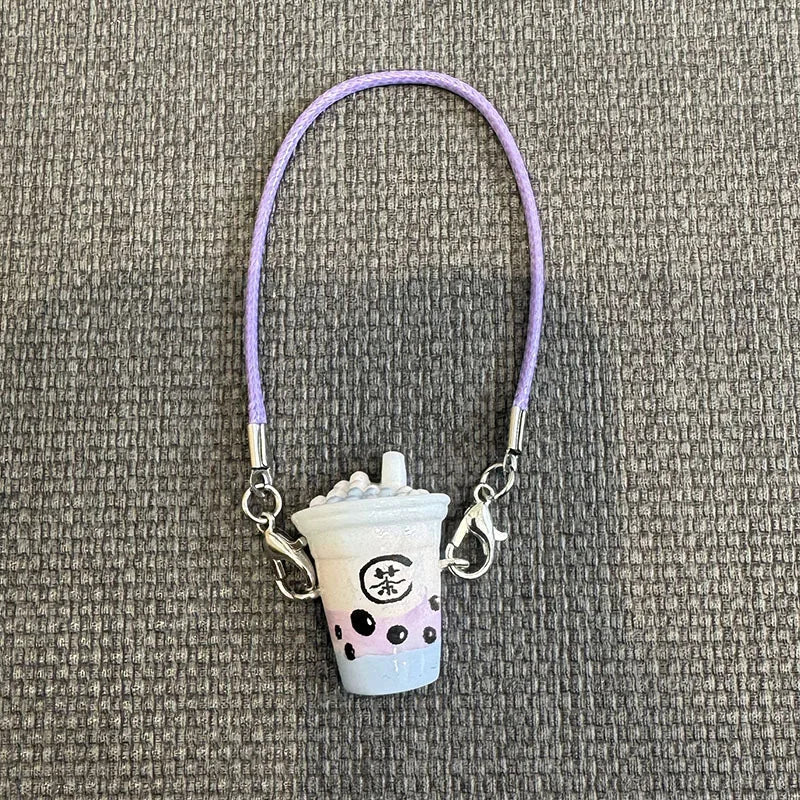 Mini Resin Flocking 3D Bichon Frise Dog Pendant Charm – for 15cm & 17cm Labubu Dolls