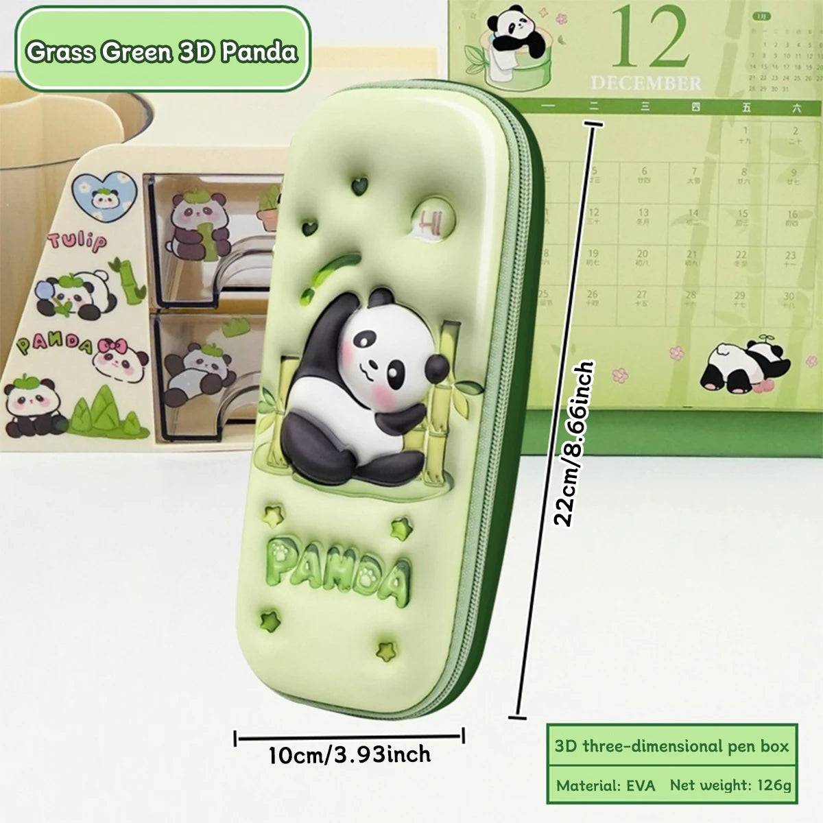 Kawaii Capybara 3D Pencil Case – Cute Large Capacity EVA Stationery Box