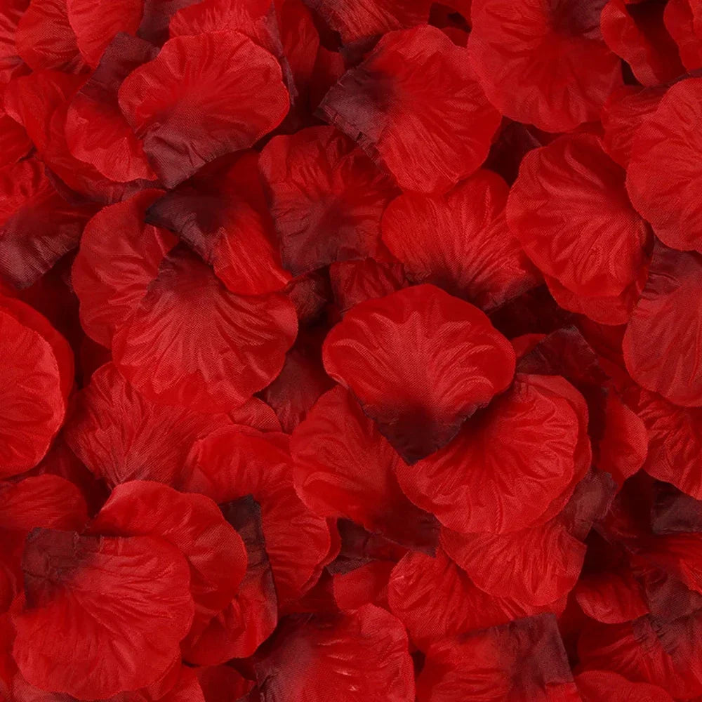 🌹 100/500/1000/5000/10000 db műrózsaszirom – selyemvirág-dekoráció esküvőkre és Valentin-napra 💐