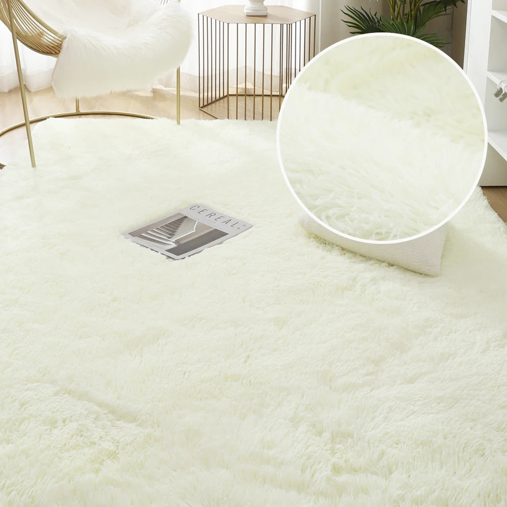 RainbowCloud Plush Rug – Ultra-Soft, Vibrant & Cozy Home Comfort