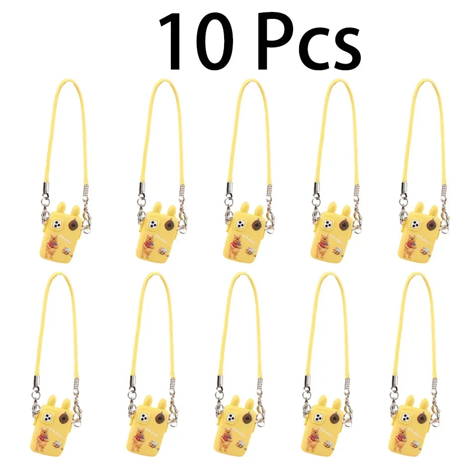 Cartoon Camera & Phone Bag Accessory – For Labubu / Crybaby Dolls | Plush Pendant Gift