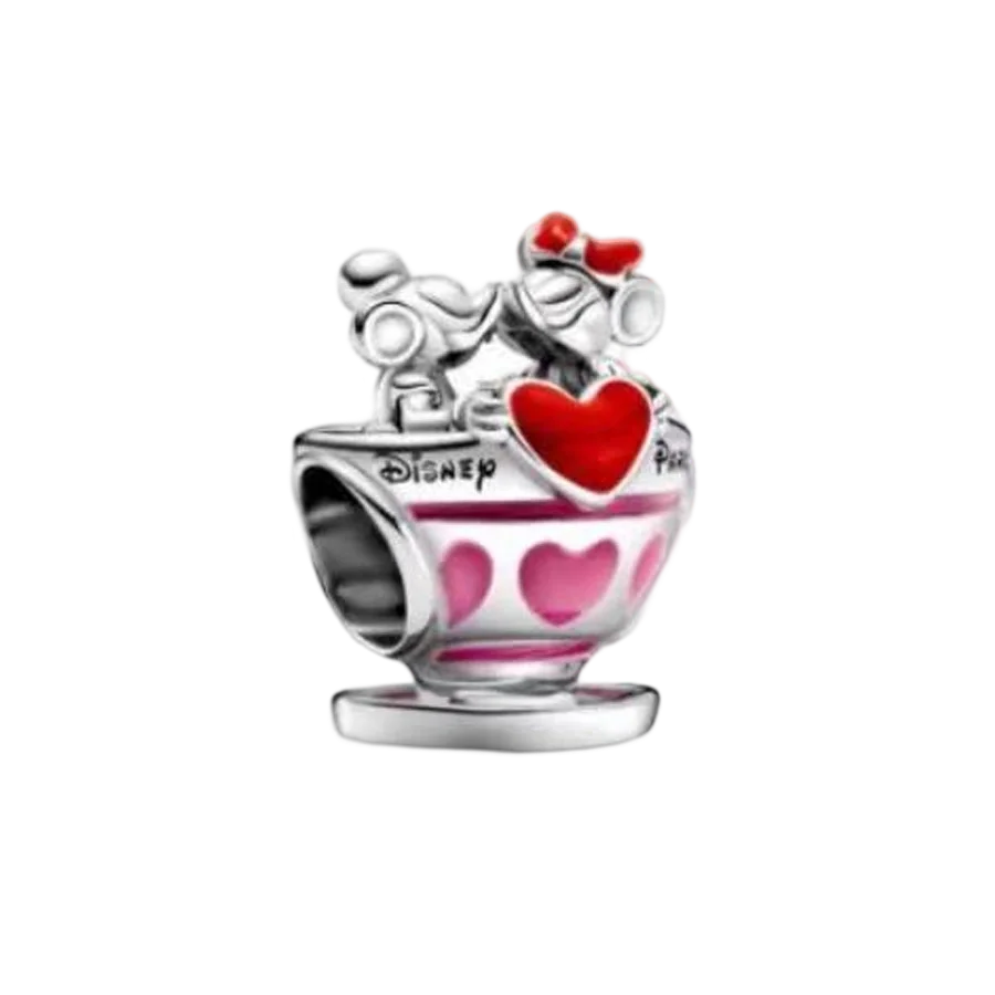 ✨ Miniso Disney Charms – Mickey, Minnie, Marie Cat & Stitch | Pandora-Style Bracelet Compatible