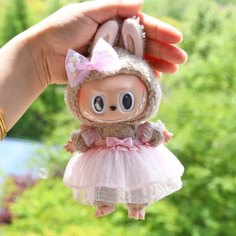 Labubu Spring Summer Dress – Fashion Clothes for 17cm Labubu Dolls