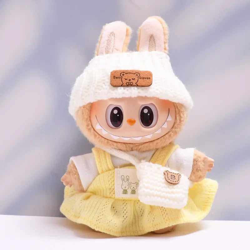 Labubu Spring Summer Dress – Fashion Clothes for 17cm Labubu Dolls
