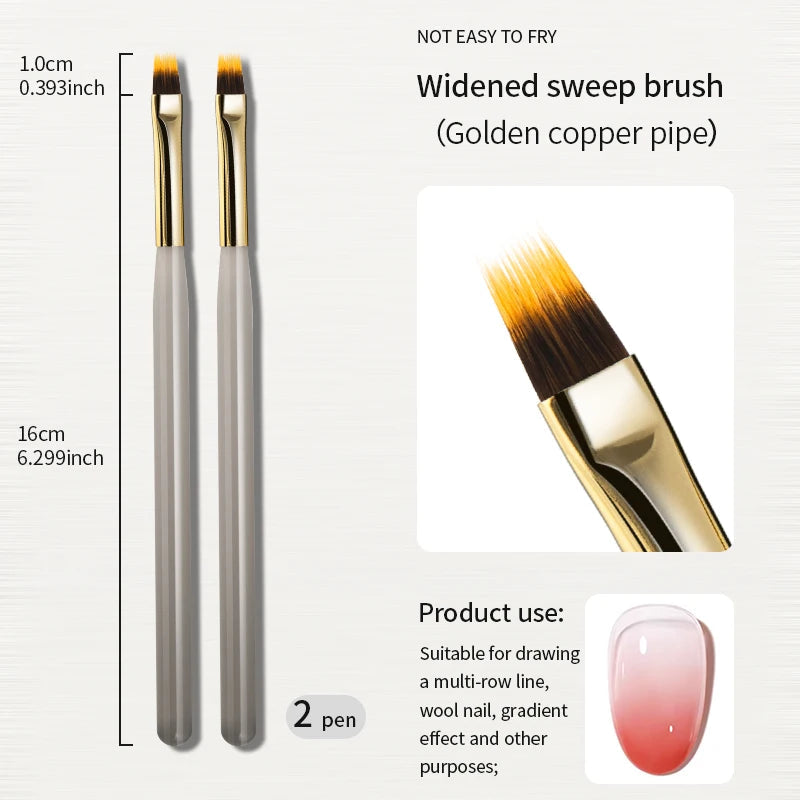 💅 Nail Art Brush Checker | Nail Drawing & Painting Line Brush ✨🎨 RS NAIL Official Store