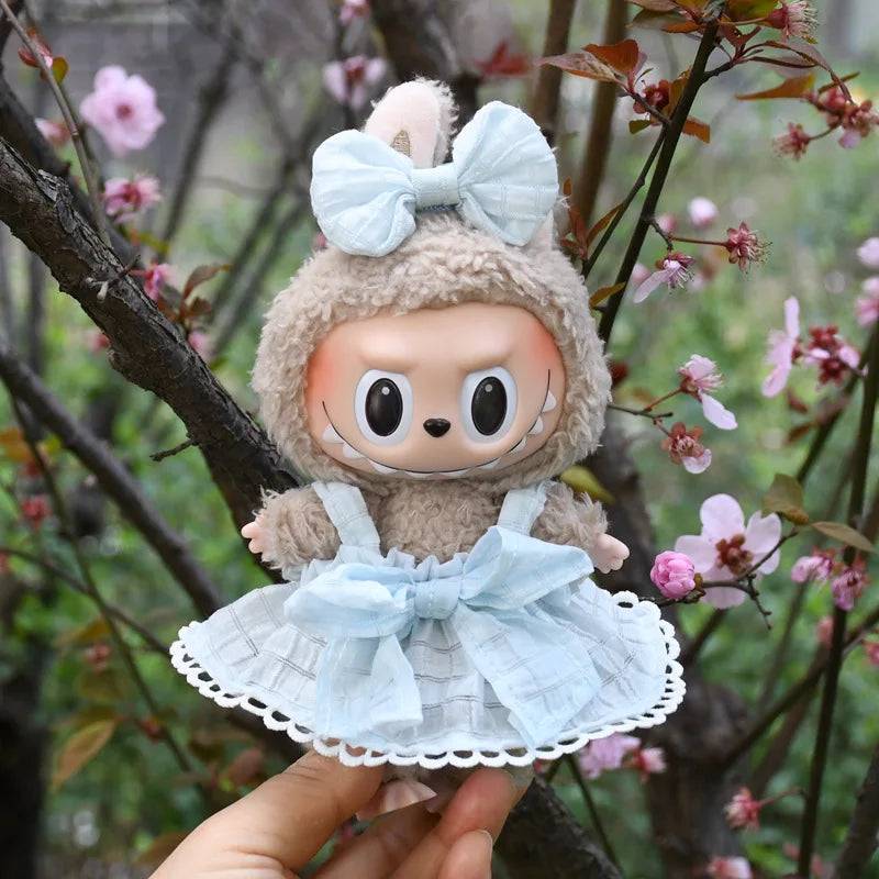 Labubu Spring Summer Dress – Fashion Clothes for 17cm Labubu Dolls