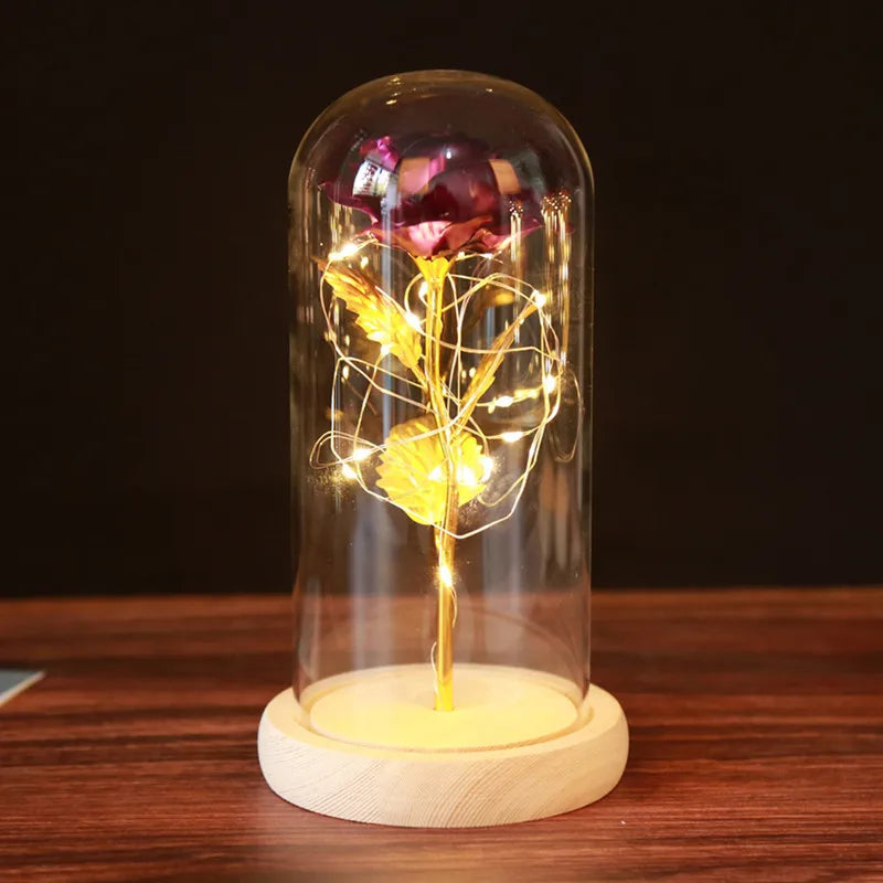🌹 15/20CM-es LED Örök Rózsa – Tökéletes ajándék Neki 💡🎁
