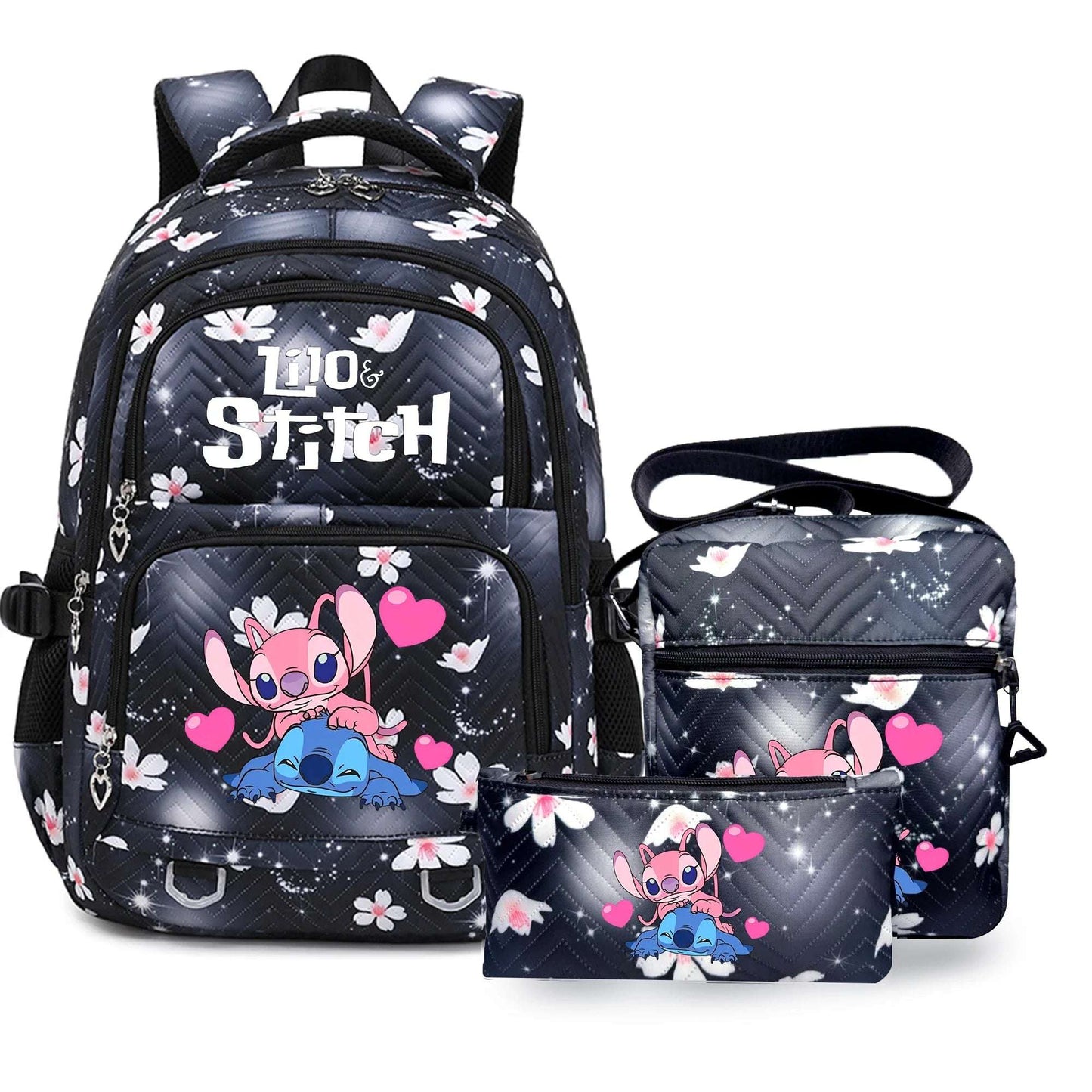 Lilo Stitch Large Capacity Backpack – Lightweight Daypack for School, Travel & Casual Use