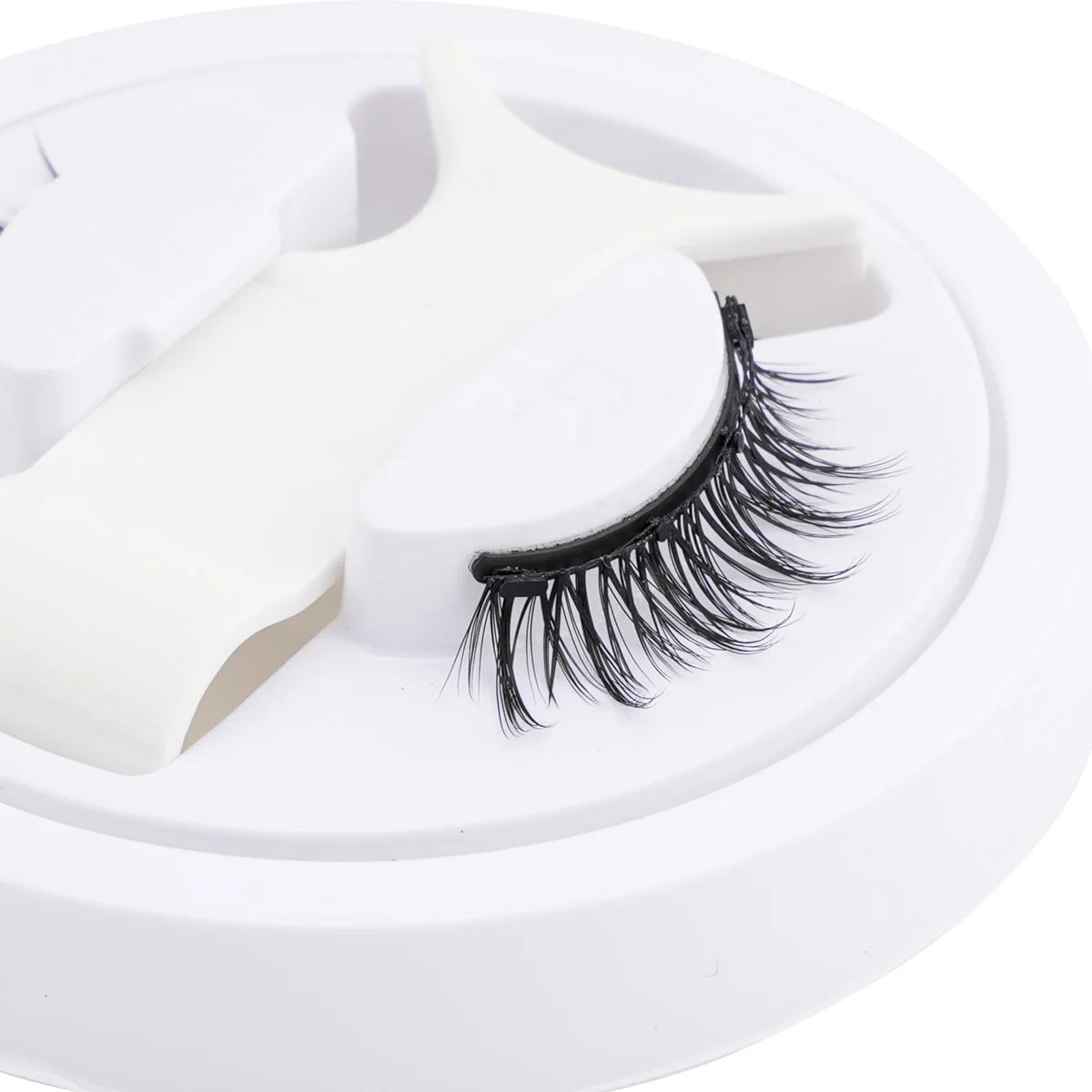 Handmade Fluffy Faux Mink Magnetic Eyelashes & Tweezer Set – Reusable Natural False Lashes