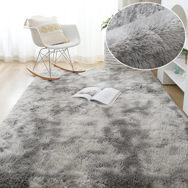 RainbowCloud Plush Rug – Ultra-Soft, Vibrant & Cozy Home Comfort