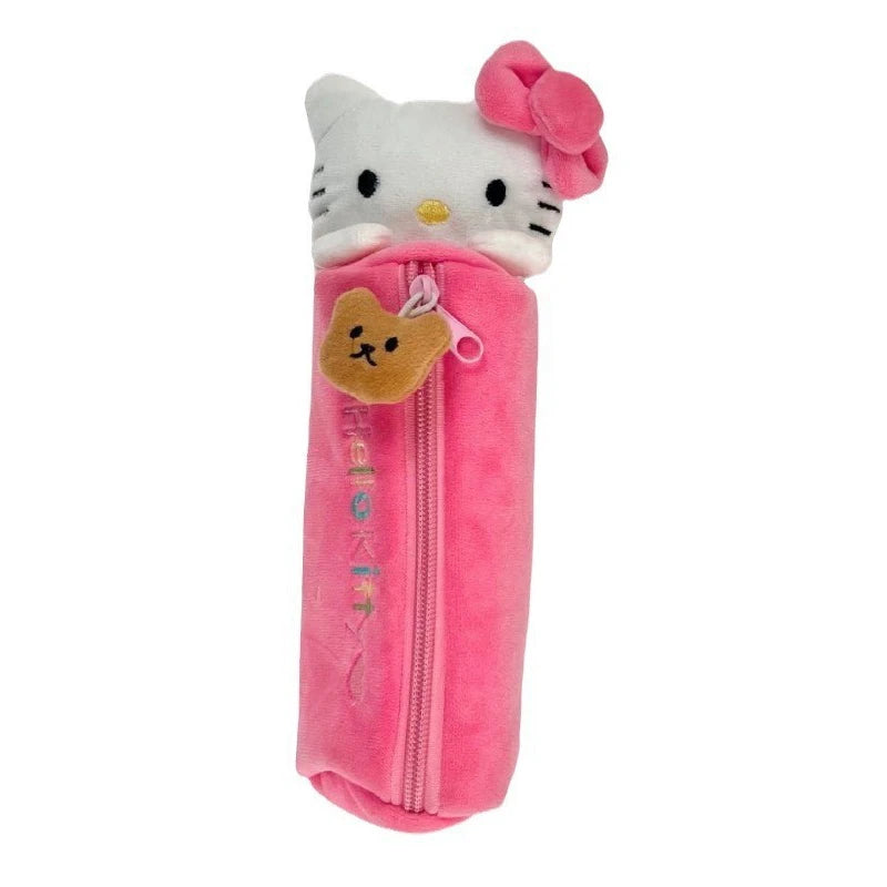 Kawaii Pink Hello Kitty Pencil Bag – Cute Cat Stationery Box for Girls