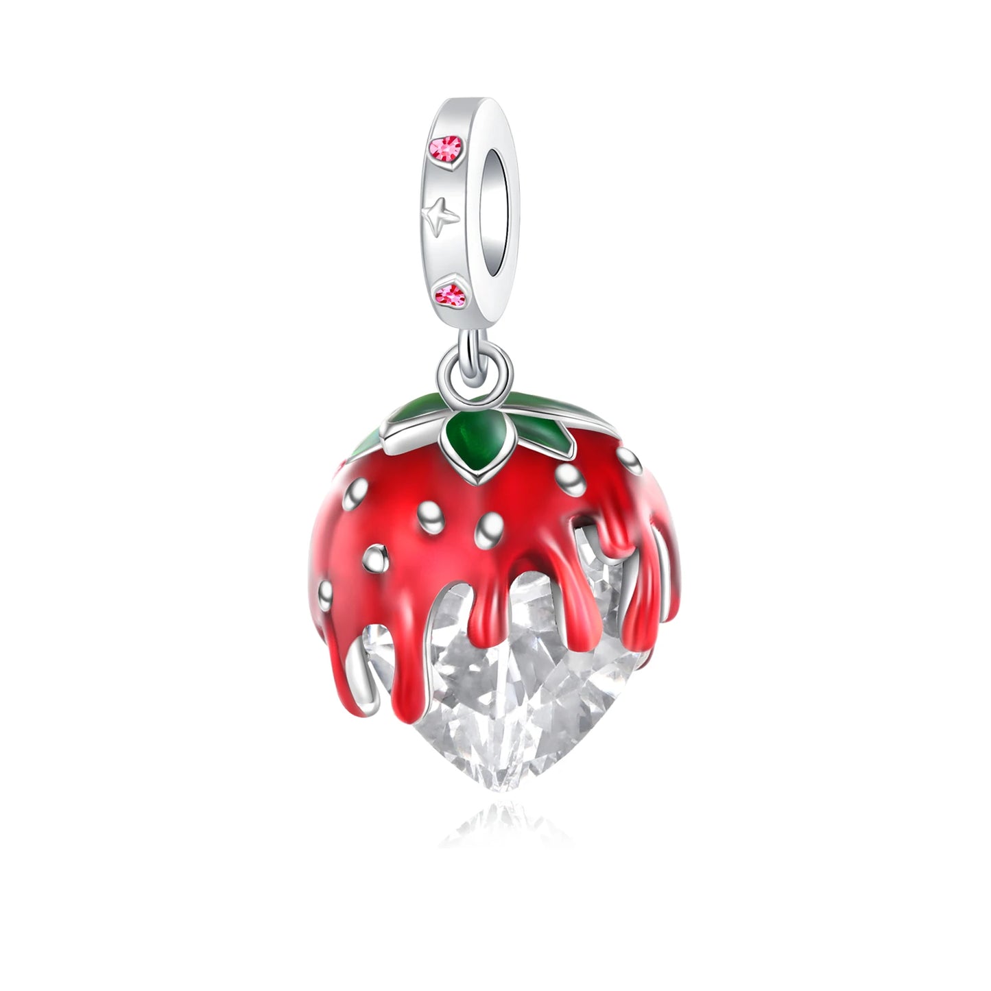 ✨ 925 Silver Halloween Charms – 💀 Skull, 🍎 Apple & 🍒 Cherry | Pandora-Style Bracelet Compatible