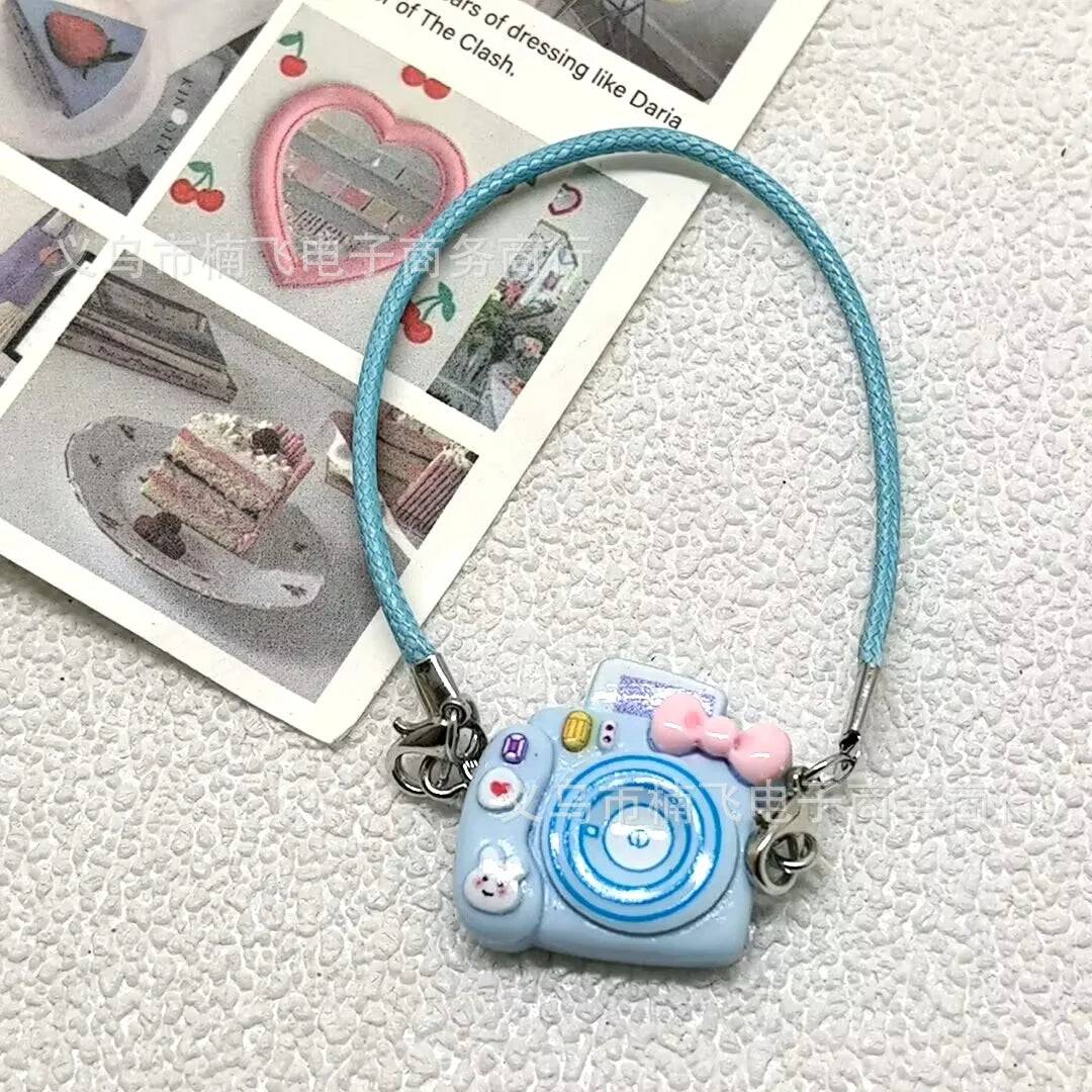 Mini Resin Flocking 3D Bichon Frise Dog Pendant Charm – for 15cm & 17cm Labubu Dolls