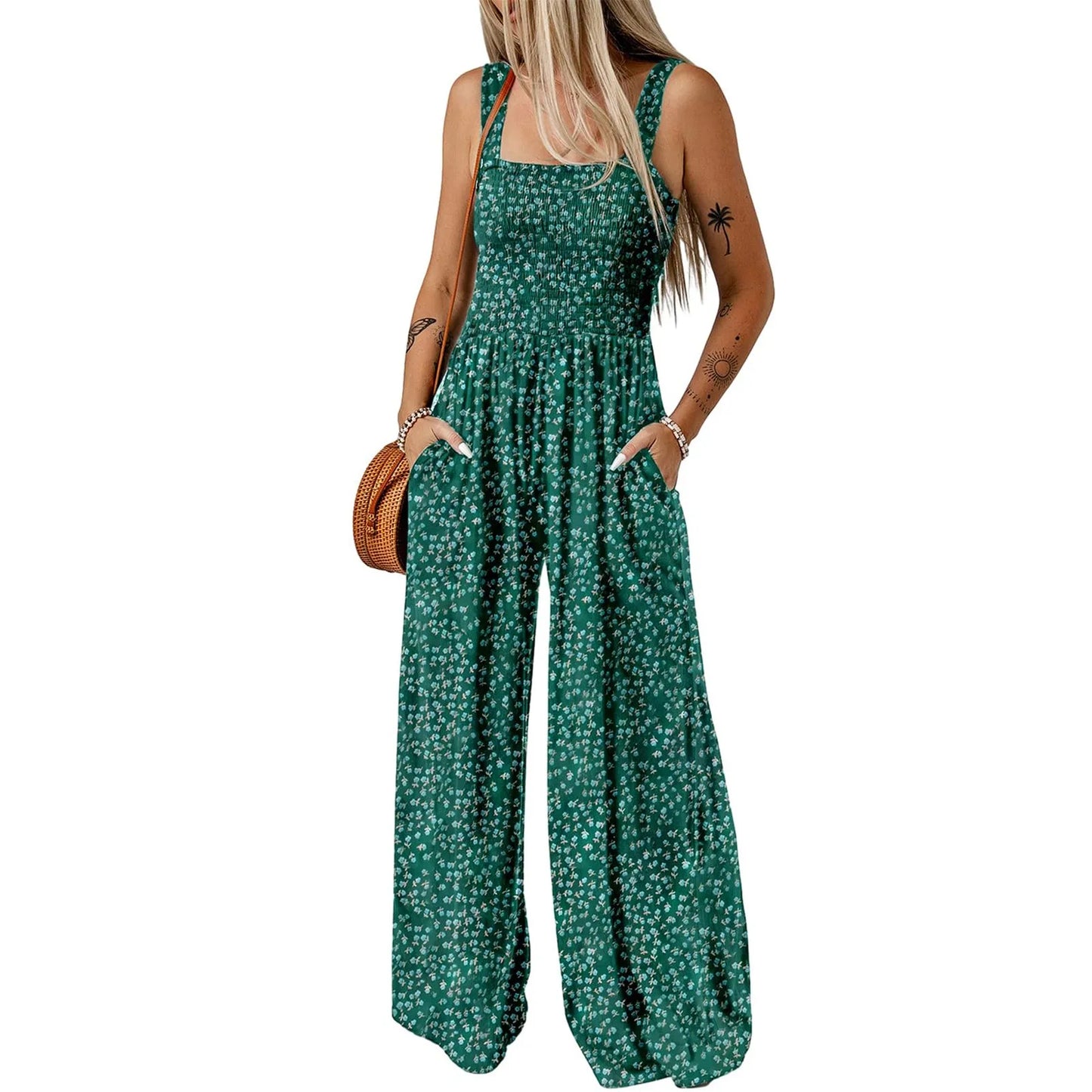 Bloom & Move Jumpsuit – Effortless Style with Roomy Pockets
