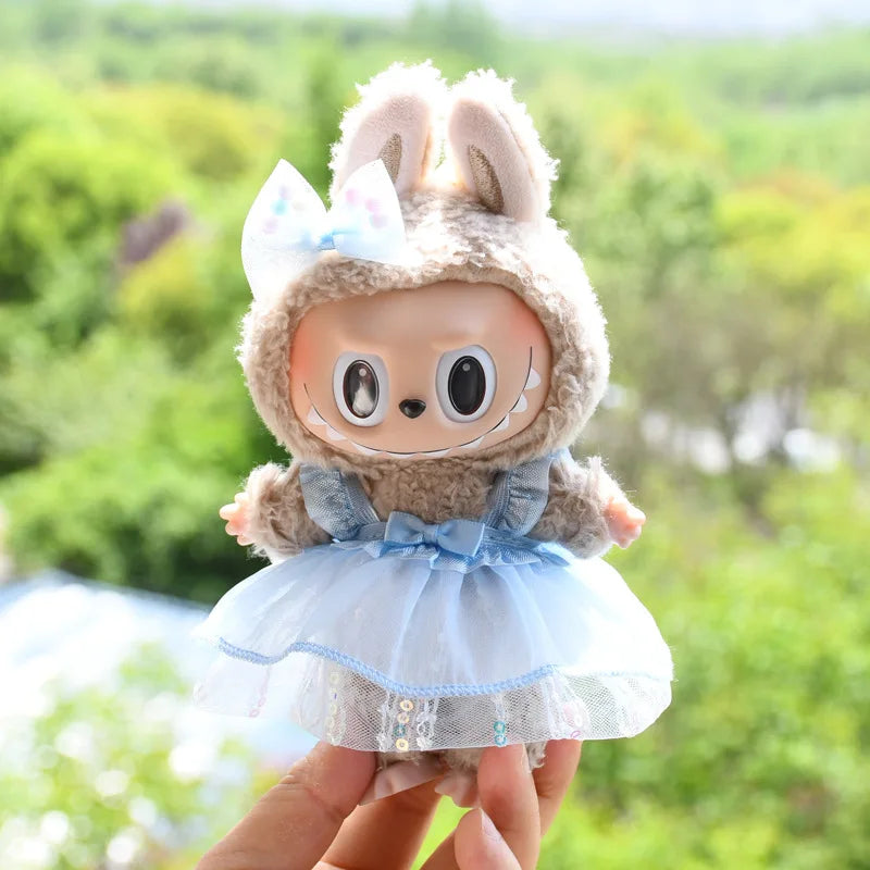 Labubu Spring Summer Dress – Fashion Clothes for 17cm Labubu Dolls