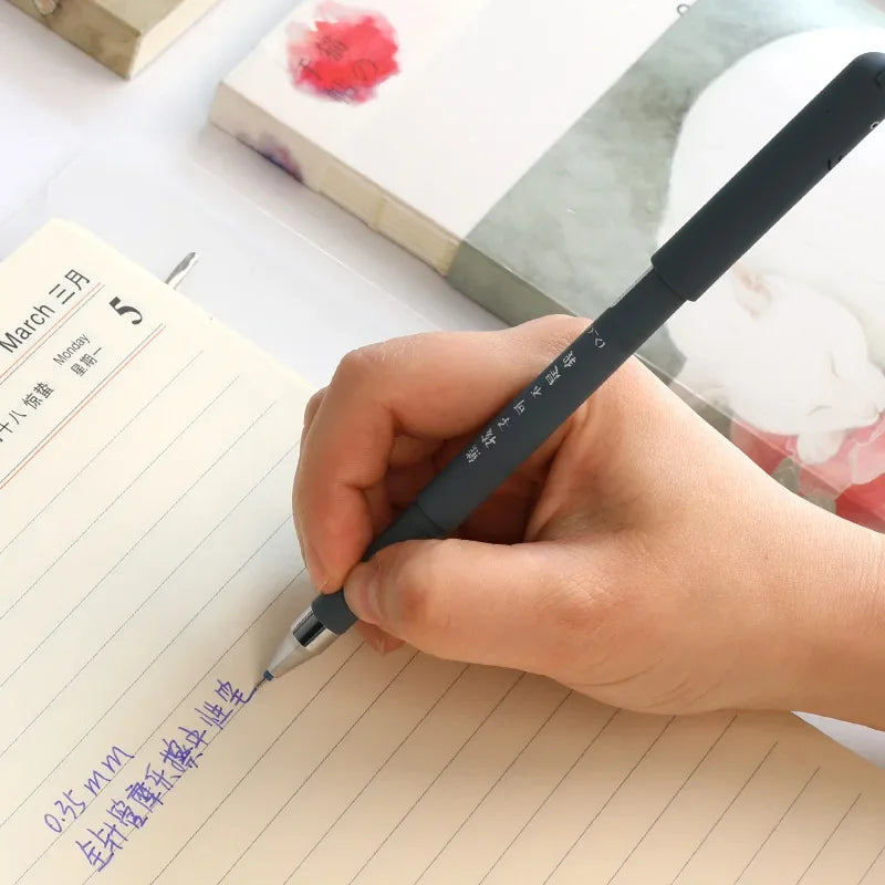Kawaii Pig Bear Cat Erasable Gel Pen Set - 4+20 Pcs for School & Office