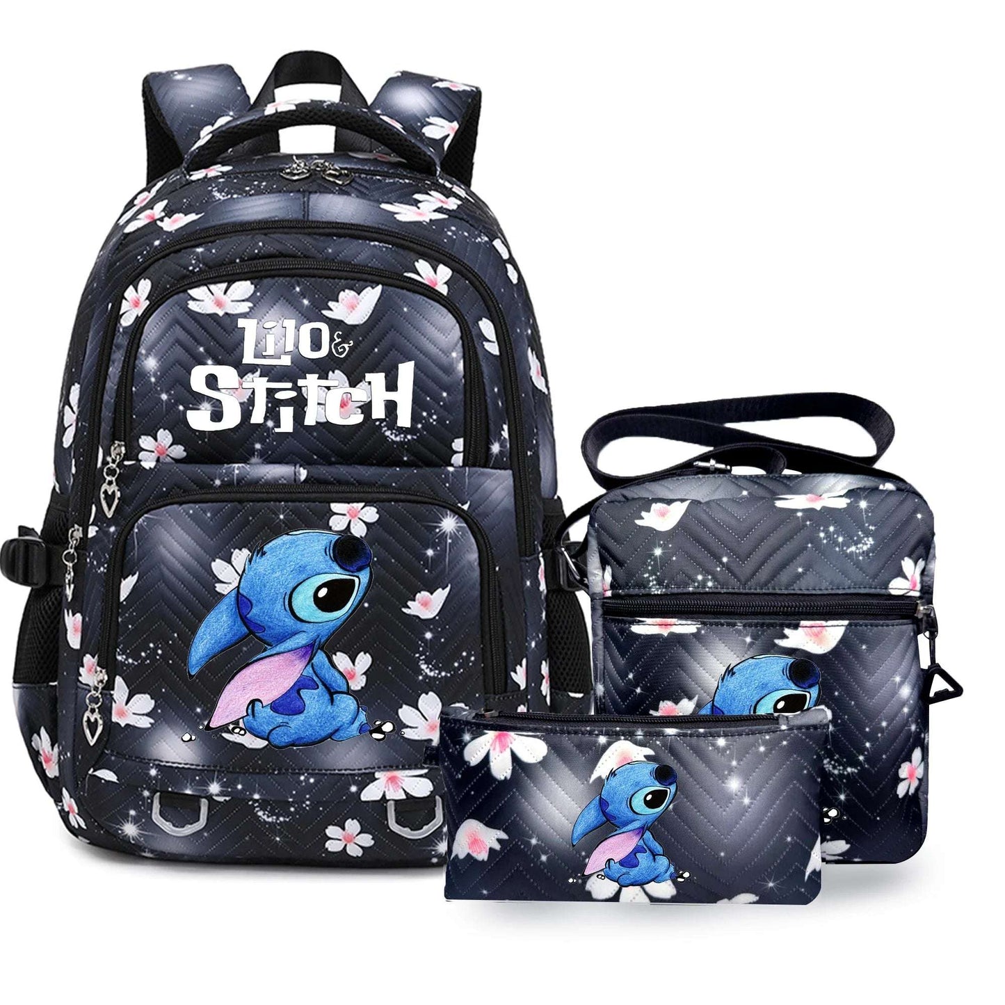 Lilo Stitch Large Capacity Backpack – Lightweight Daypack for School, Travel & Casual Use