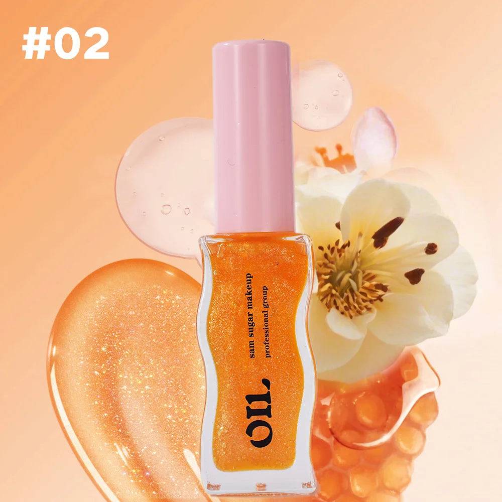 🍓 Fruit Honey Essence Lip Oil – Sexy Plump Lip Jelly with Strawberry Tint