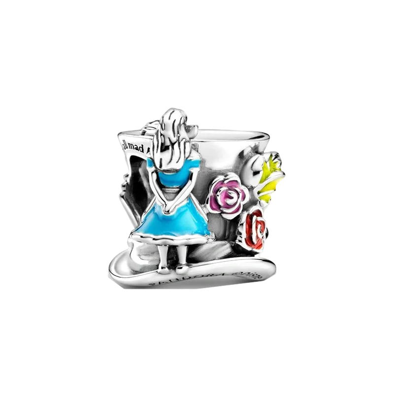 ✨ Miniso Disney Charms – Mickey, Minnie, Marie Cat & Stitch | Pandora-Style Bracelet Compatible