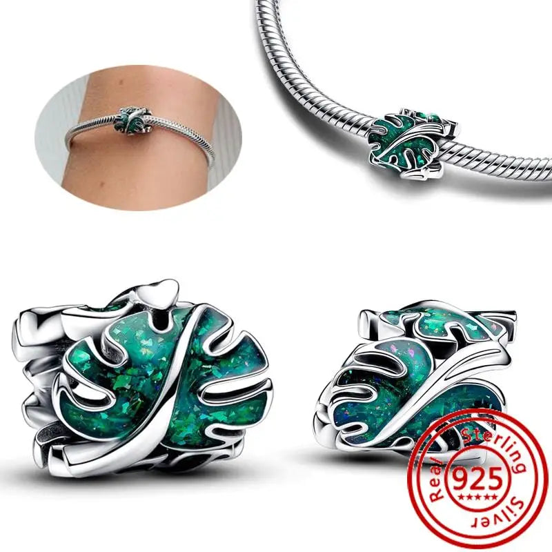 ✨ 925 Silver Friendship Charms – 🦥 Sloth, 🐸 Frog & ❤️ Double Heart | Pandora-Style Bracelet Compatible