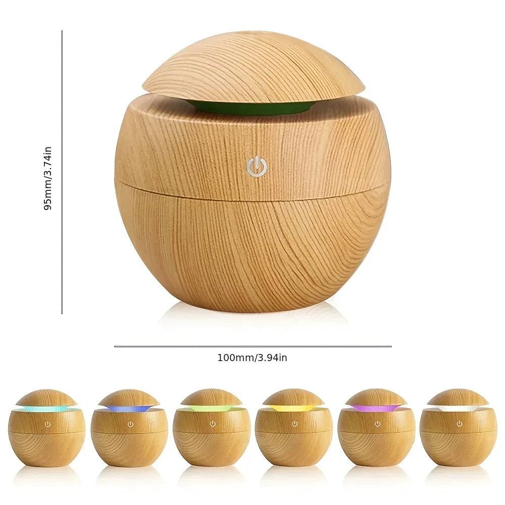 🌿 Aromatherapy Fragrant Oil Humidifier Vaporizer – Ultrasonic Diffuser with Essential Oils & Remote 🎁