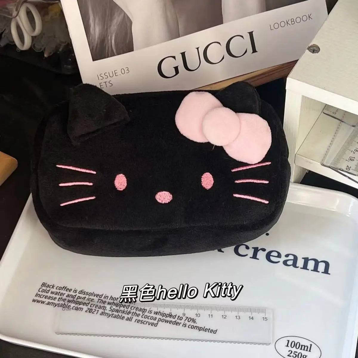 Kawaii Hello Kitty Plush Pencil Case 🎀