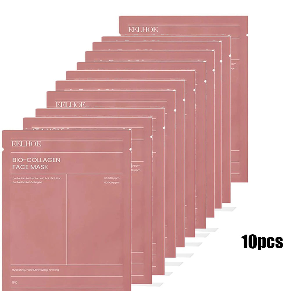 🤍 White Collagen Face Mask – Wrinkle Fade, Deep Hydration & Skin Firming
