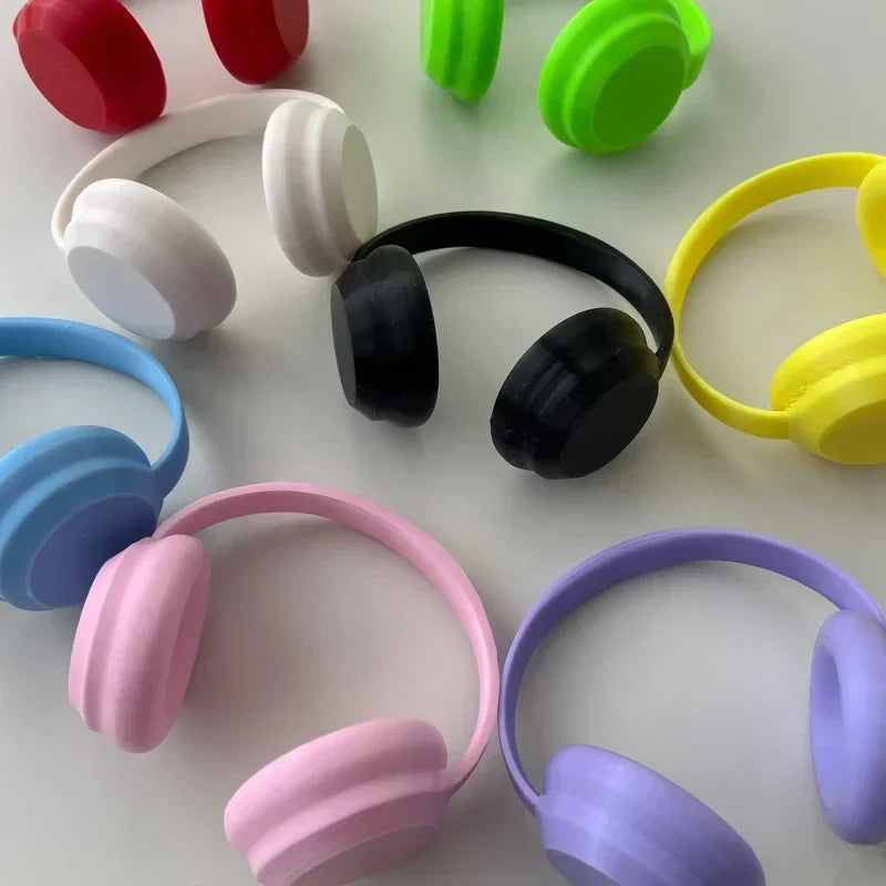 17cm Labubu Fashion Earphone Accessories – 10cm Cotton Doll Earphones in Macaron Colors
