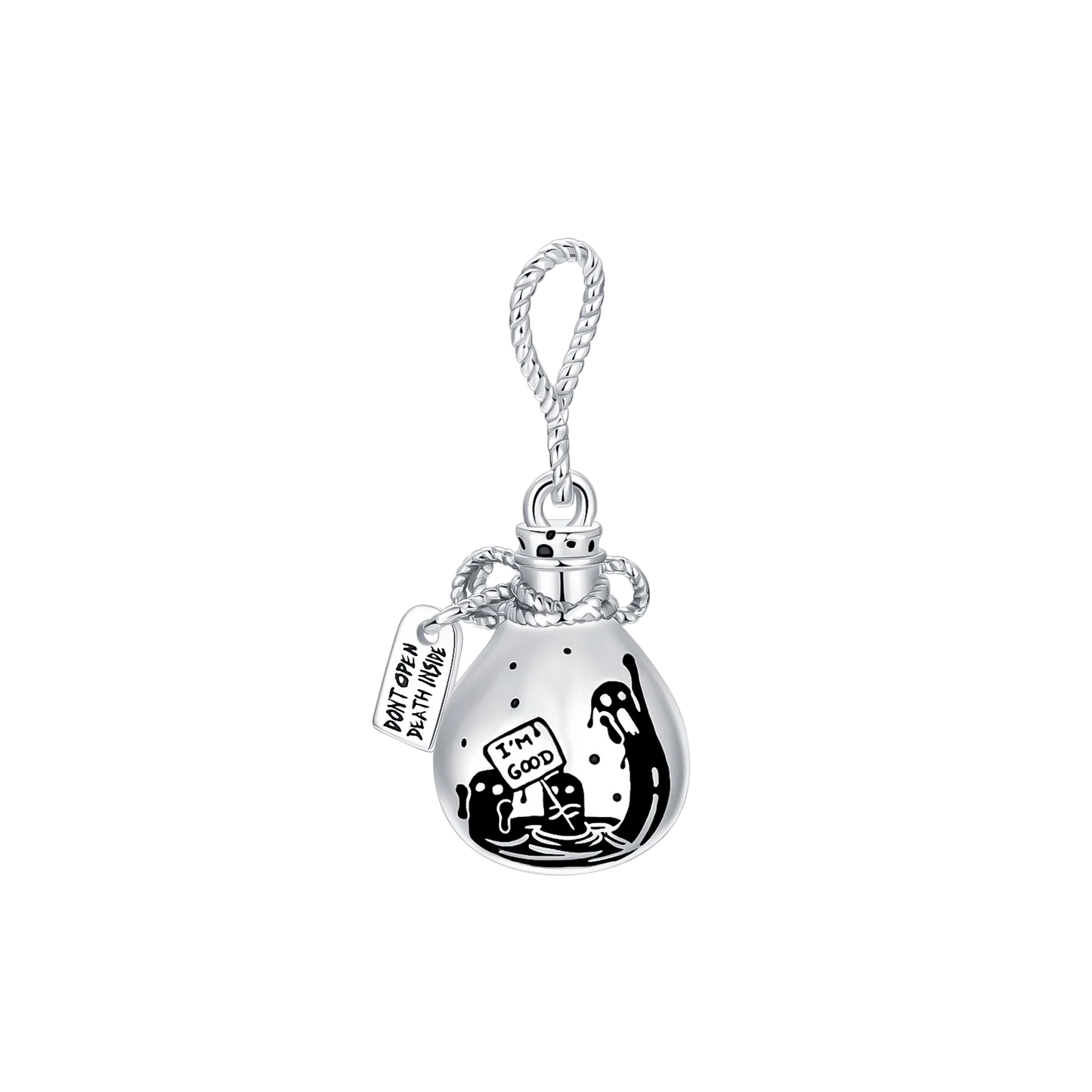 ✨ 925 Sterling Silver Halloween Charms – Witch, Pumpkin & Poison Elements | Pandora-Style Bracelet Compatible
