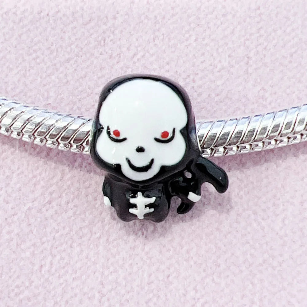 ✨ 925 Silver Halloween Charms – Pumpkin, Witch, Doll, Bone, Mummy & Candy | Pandora-Style Bracelet Compatible