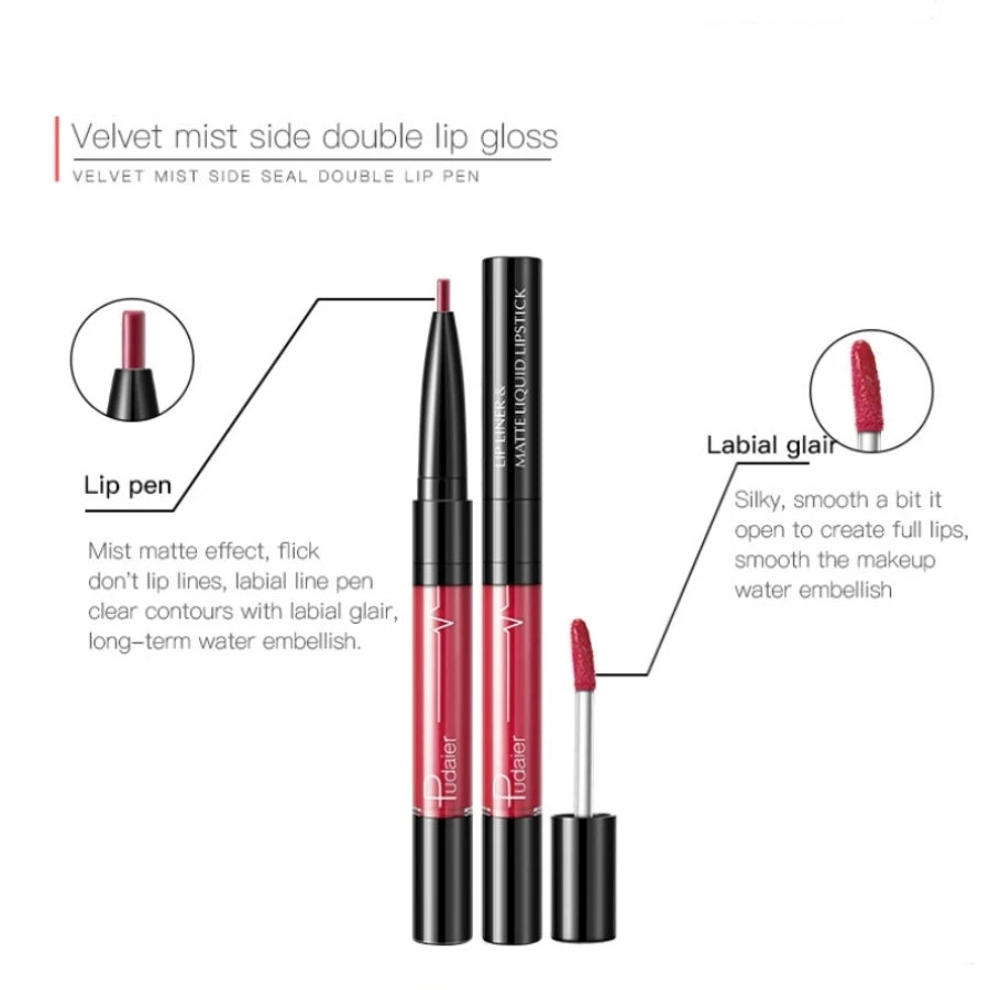 Ultra-Precise Waterproof Lip Liner – Perfect Lip Contour All Day 💄