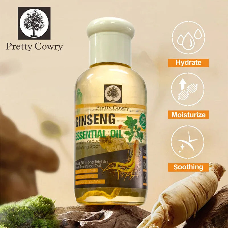 🌿 75ml Ginseng Face Oil – Lightweight, Hydrating & Firming for All Skin Types