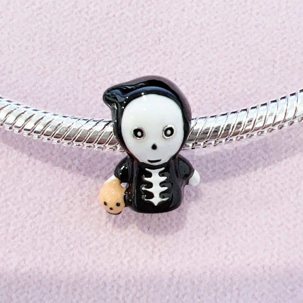 ✨ 925 Silver Halloween Charms – Pumpkin, Witch, Doll, Bone, Mummy & Candy | Pandora-Style Bracelet Compatible