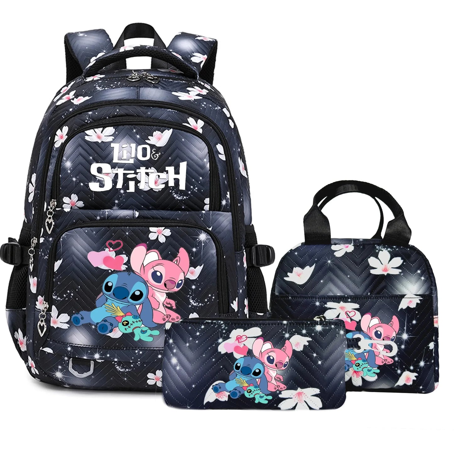 Lilo Stitch Large Capacity Backpack – Lightweight Daypack for School, Travel & Casual Use