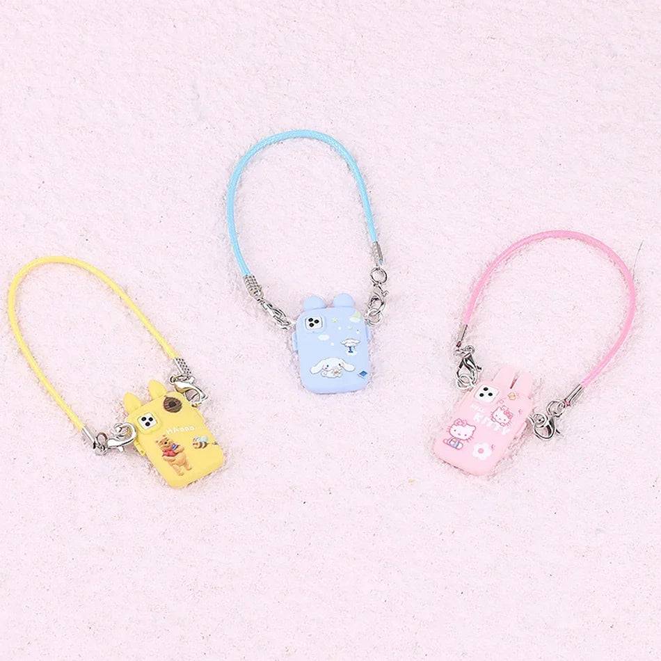 Cartoon Camera & Phone Bag Accessory – For Labubu / Crybaby Dolls | Plush Pendant Gift