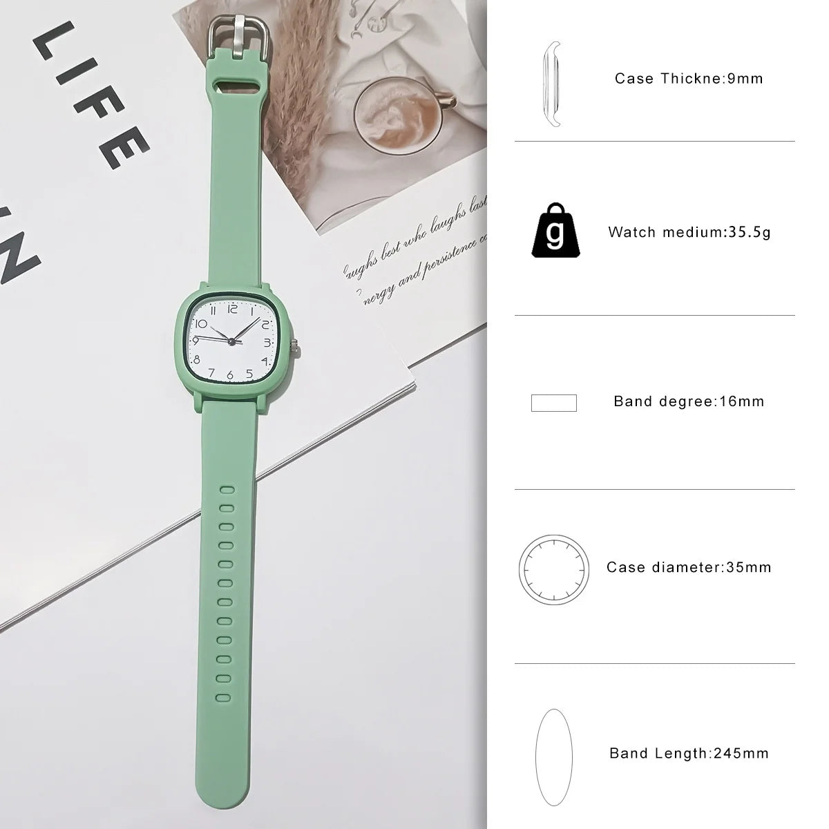🐻 Fashion Brand Bear Women’s Quartz Watch – 2024 Casual Jelly Silicone Style