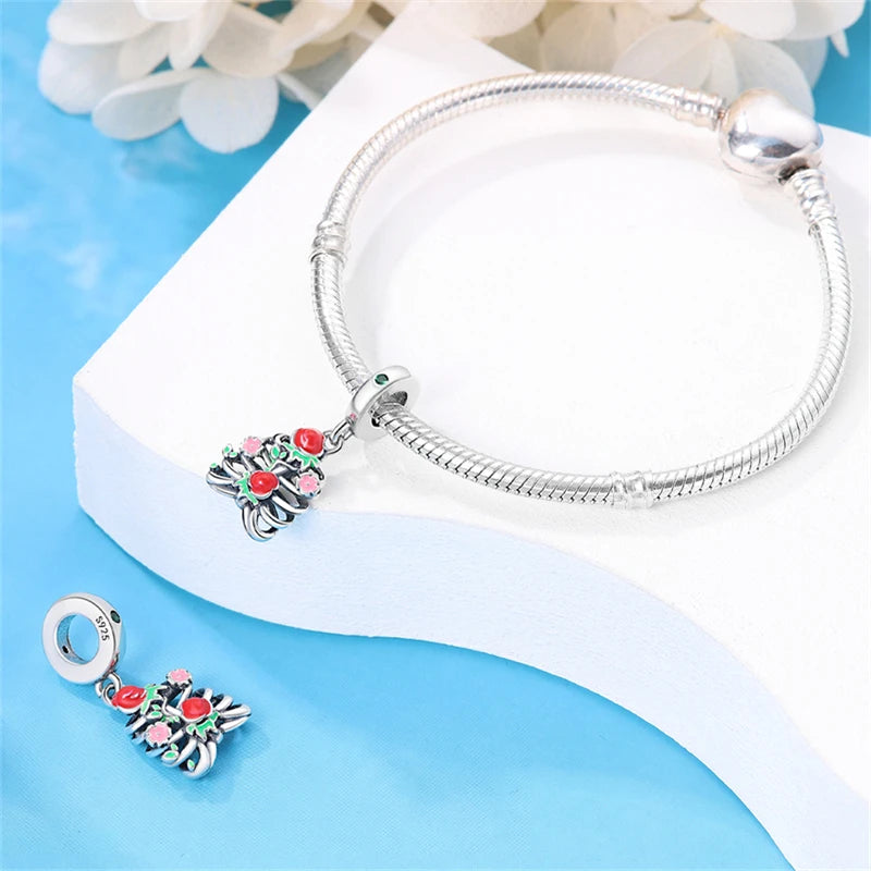 ✨ 925 Sterling Silver Halloween Charms – 🧙♀️ Witch, 💀 Skeleton, 👻 Ghost & 🎃 Pumpkin | Pandora-Style Bracelet Compatible