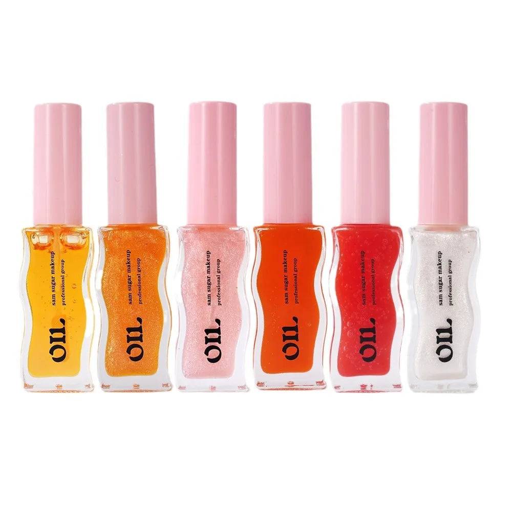 🍓 Fruit Honey Essence Lip Oil – Sexy Plump Lip Jelly with Strawberry Tint