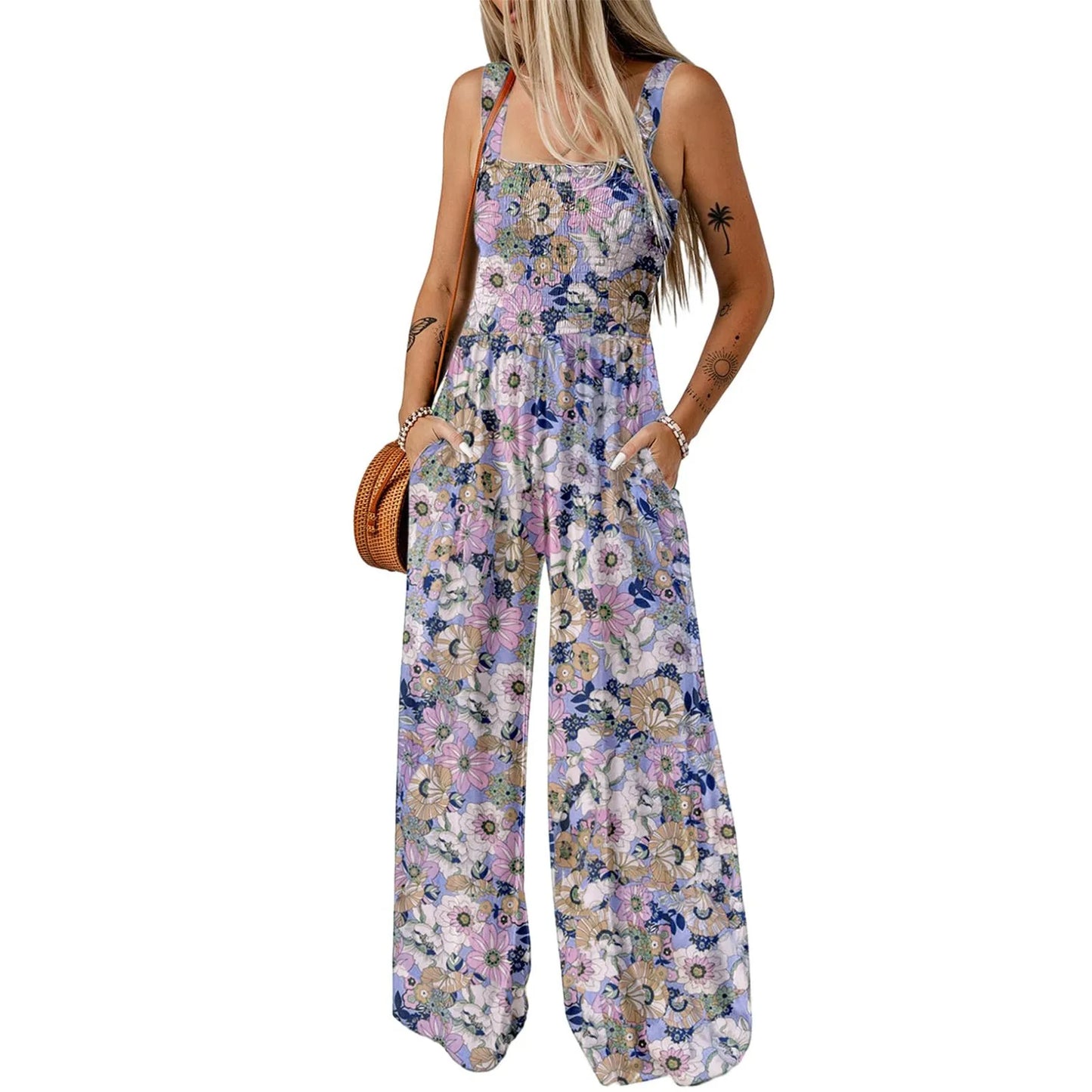 Bloom & Move Jumpsuit – Effortless Style with Roomy Pockets