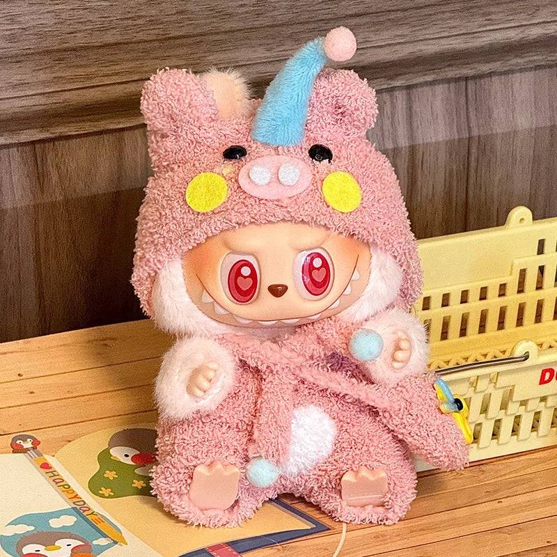 Labubu Wacky Mart Doll Costume – Cockroach & Fried Shrimp Outfits