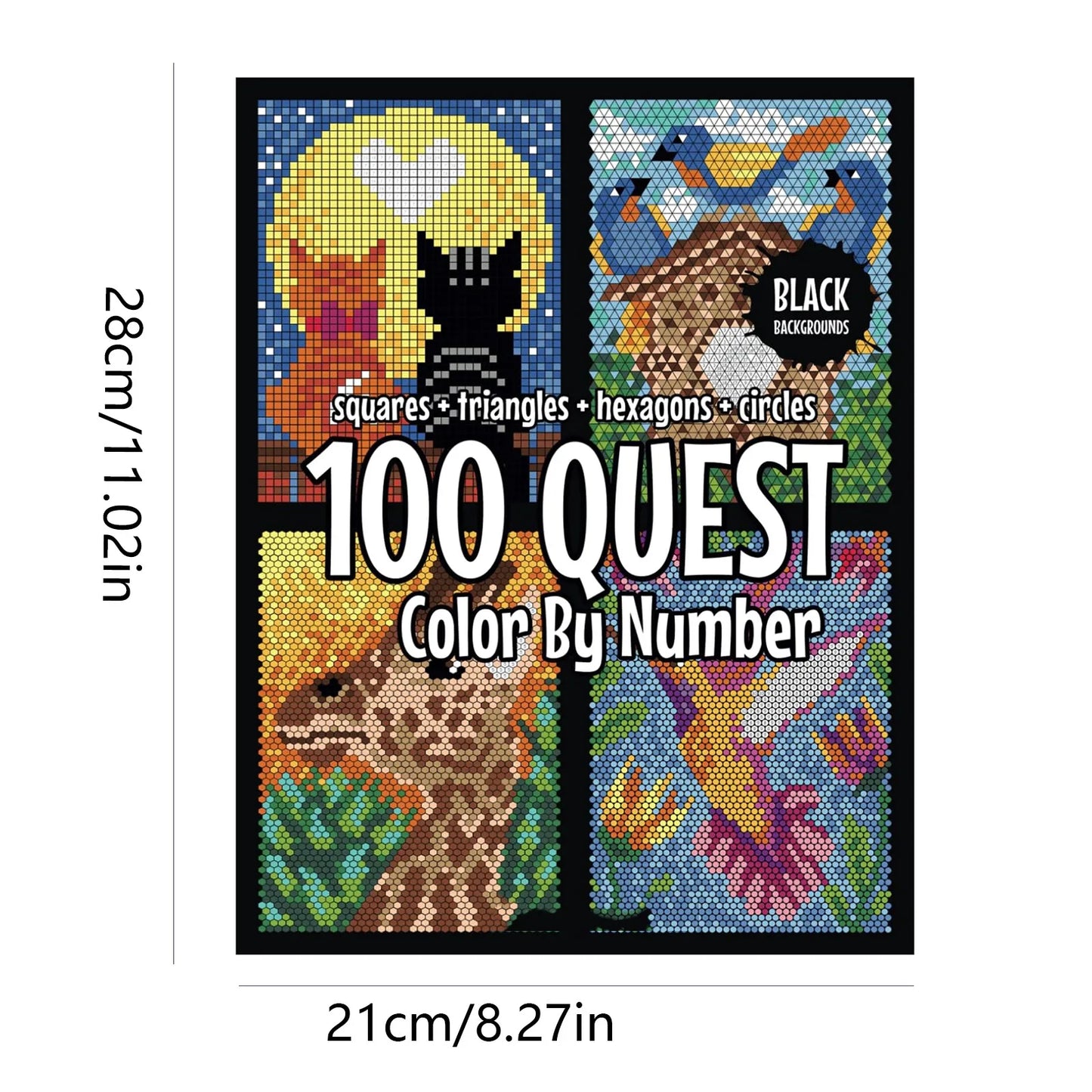 100 Stress-Relief Coloring Pages Book – Mindfulness & Relaxation for All Ages