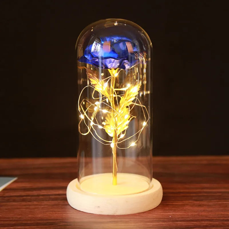 🌹 15/20CM-es LED Örök Rózsa – Tökéletes ajándék Neki 💡🎁
