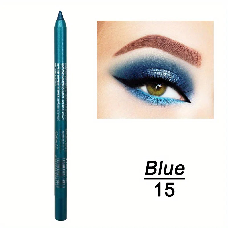 🌈 Wischfester Eyeliner mit hohem Glanz ✨ Wasserfest und kräftige Farben, die den ganzen Tag halten!