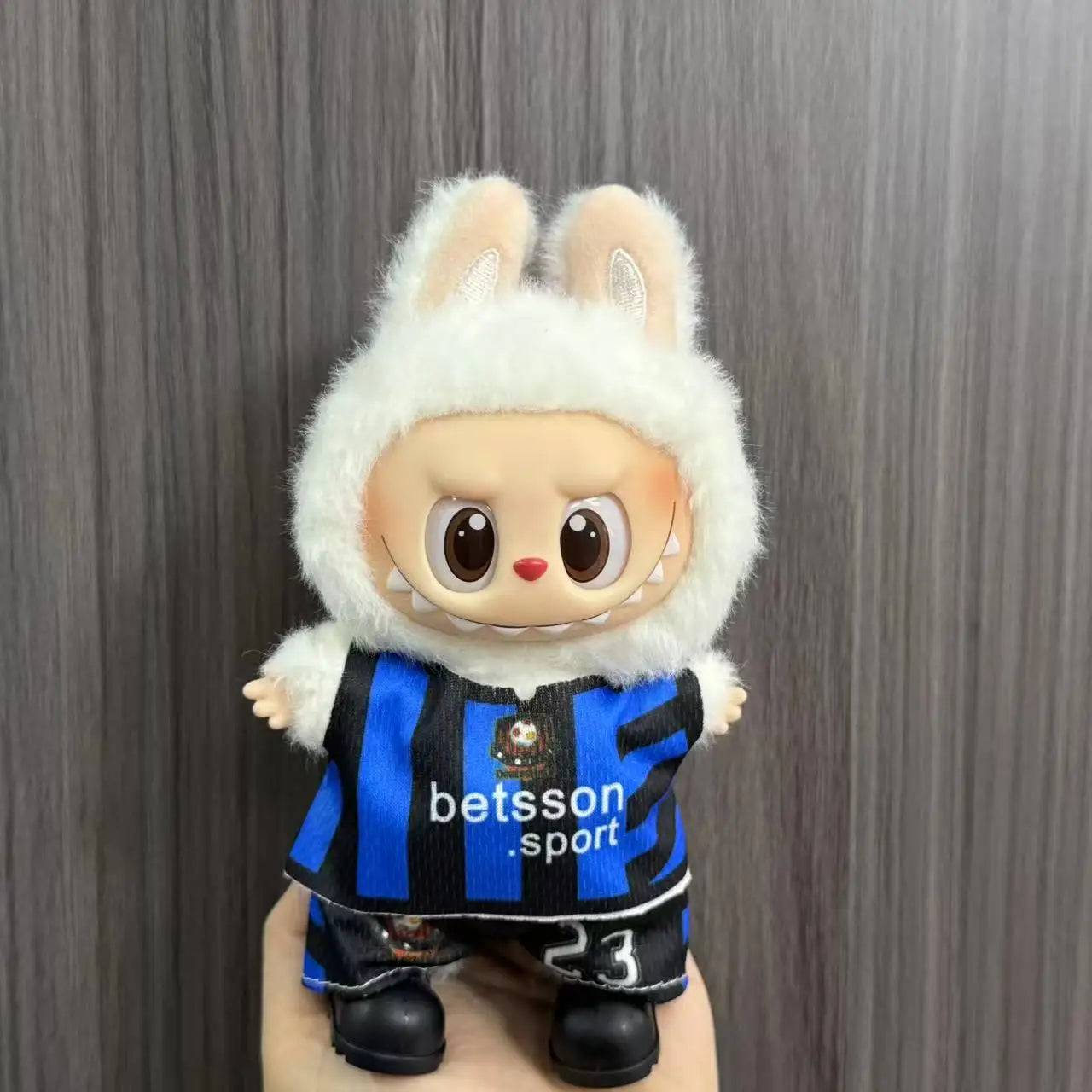 Labubu Anime Sports Jersey – Clothes for 15/17cm V1 & V2 Dolls