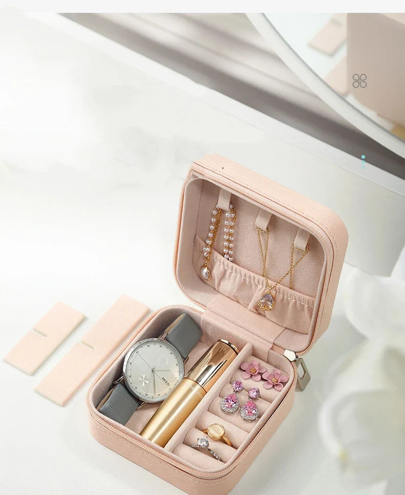 💍 Mini Jewelry Storage Box – Keep Your Sparkle Safe, Wherever You Go ✈️✨