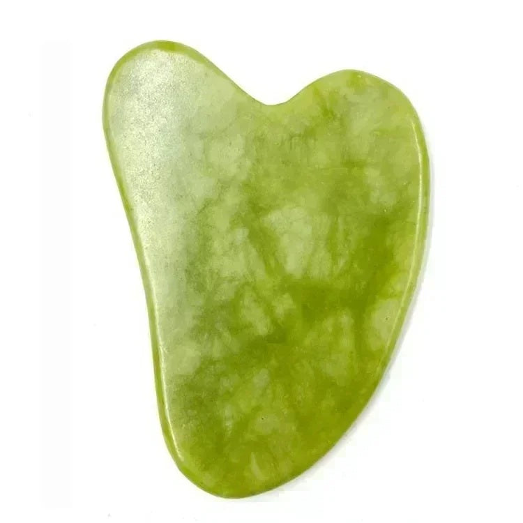 🌿 Jade Roller Massager for Face, Body, Back, Foot Massage - Facial Lifting, Anti-Wrinkle Double-End Gua Sha Jade Stone