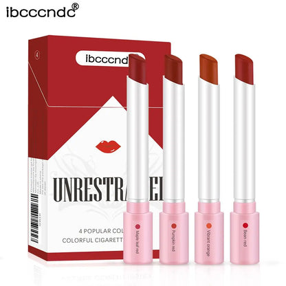 💄 Waterproof Matte Lipstick Set – 4 Stunning Reds | Long-Lasting & Creative 💋